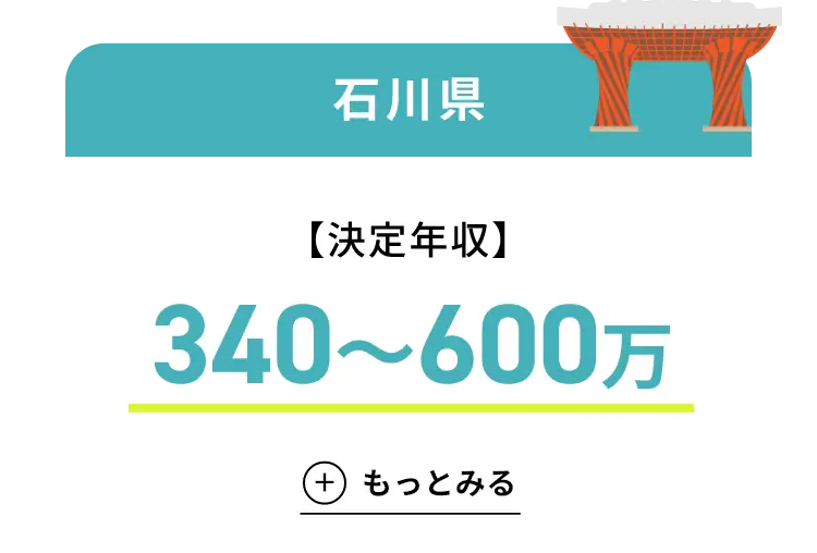 石川県の転職事例グラフ