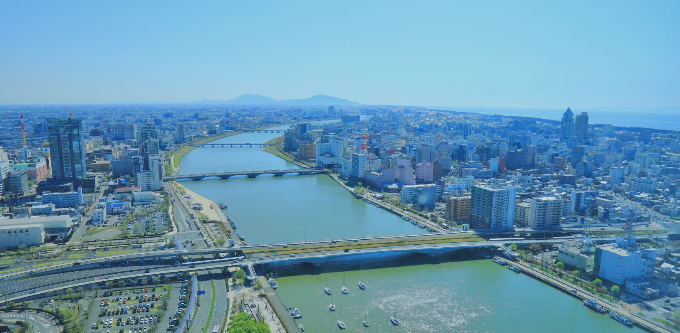 新潟の街並み